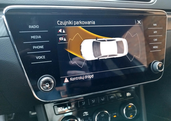 Skoda Superb cena 135000 przebieg: 147000, rok produkcji 2022 z Orneta małe 704